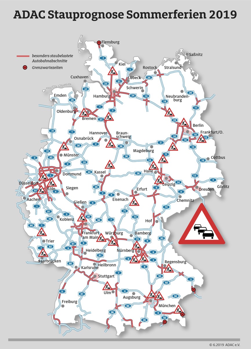 Rückreisewelle verstopft Autobahnen im Süden / Ferienende naht in Baden